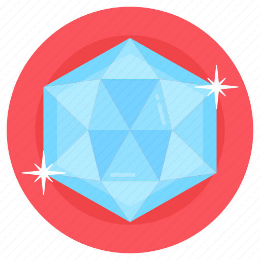 Gemstone, diamond, topaz, carbon crystal, birthstone icon - Download on Iconfinder