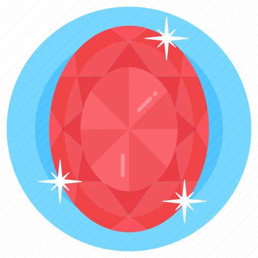 Gemstone, ruby stone, emerald, carbon crystal, birthstone icon - Download on Iconfinder
