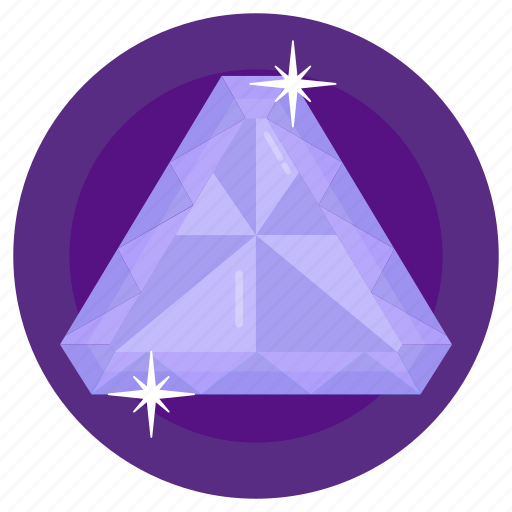 Gemstone, shining gem, emerald, carbon crystal, birthstone icon - Download on Iconfinder
