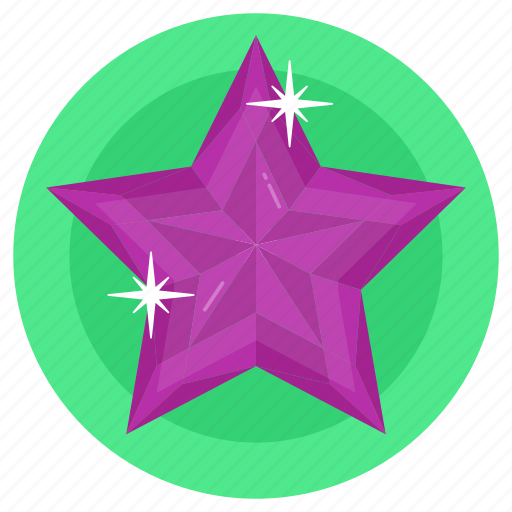 Gemstone, star diamond, emerald, carbon crystal, birthstone icon - Download on Iconfinder