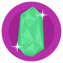 gemstone, diamond, emerald cut, carbon crystal, birthstone