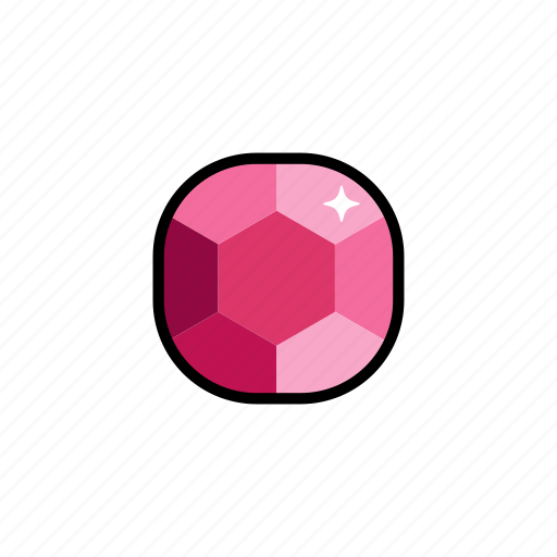 Gems, pink sapphire, ruby, gem, gemstone, jewelry icon - Download on Iconfinder