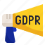 announcement, data, gdpr, law, protection 