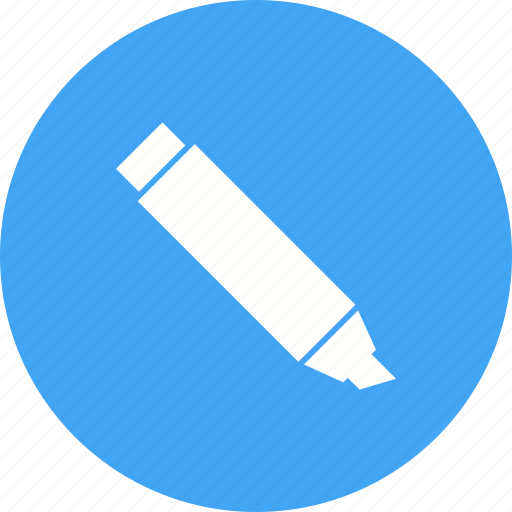 Design, drawing, hand, highlighter, mark, marker, tool icon - Download on Iconfinder