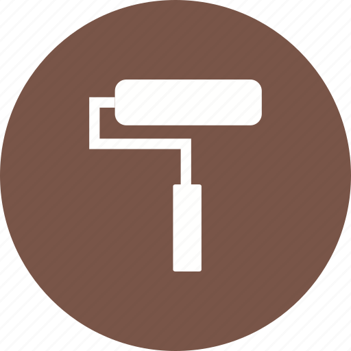 Brush, decorating, home, paint, roller, tool, wall icon - Download on Iconfinder