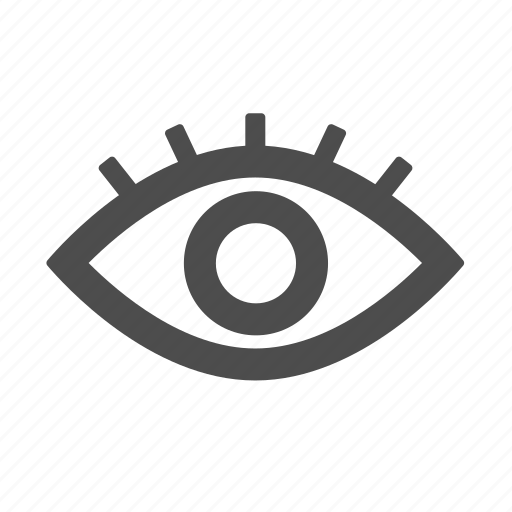 Eye, open, password, show, view, watch icon - Download on Iconfinder