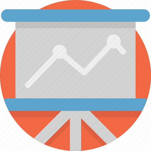 Analysis, billboard, board, diagram, graph, presentation, report icon - Download on Iconfinder