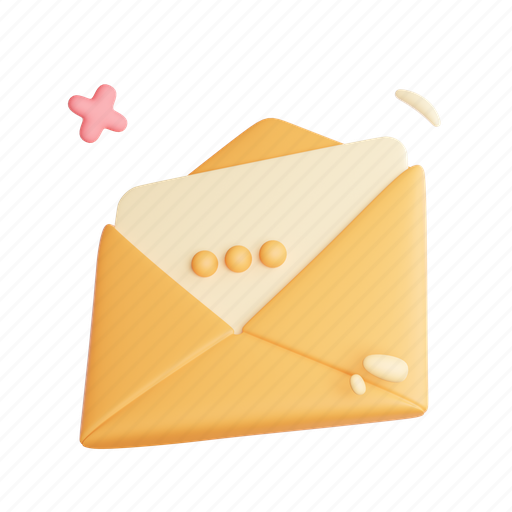 Mail, message, email, inbox, envelope, mailbox 3D illustration - Download on Iconfinder