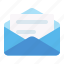 mail, message, read, interface 