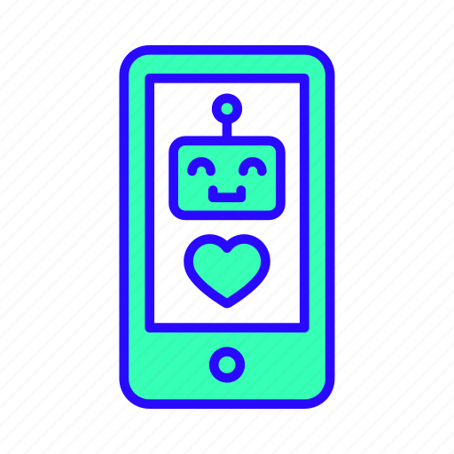 Ai, lovebot, friend, chat, bot, love, robot icon - Download on Iconfinder
