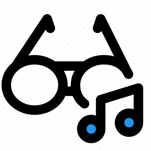 Rn, b, music, genre, sound, glasses icon - Download on Iconfinder