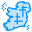 ireland, irish, location, map, point 