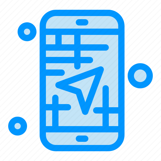 App, direction, map, mobile, travel icon - Download on Iconfinder
