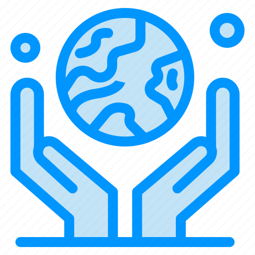 Environment, globe, hand, human, in, planet, protection icon - Download on Iconfinder