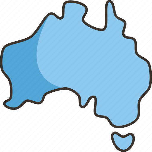 Australia, continent, island, country, map icon - Download on Iconfinder