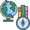 geography, tool, globe, compass, explorer