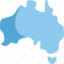australia, continent, island, country, map