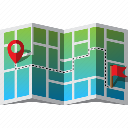 Address, city, destination, flag, map, route, streets icon - Download on Iconfinder