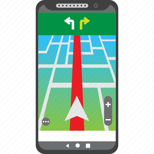 Car, destination, driving, gps, mobile, route, smartphone icon - Download on Iconfinder