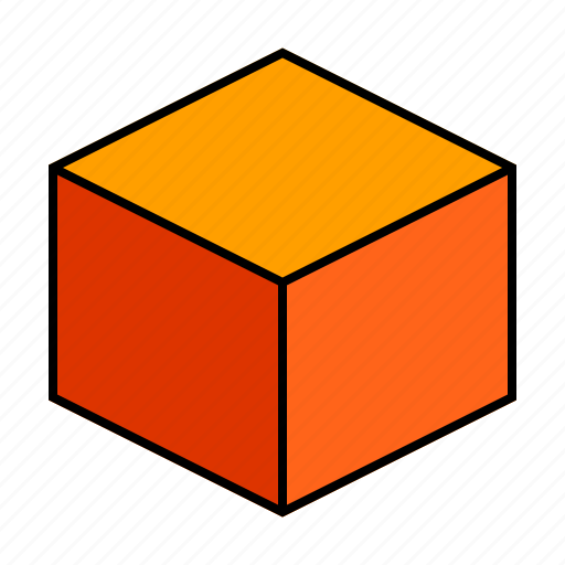 Cube, geometric, solid icon - Download on Iconfinder