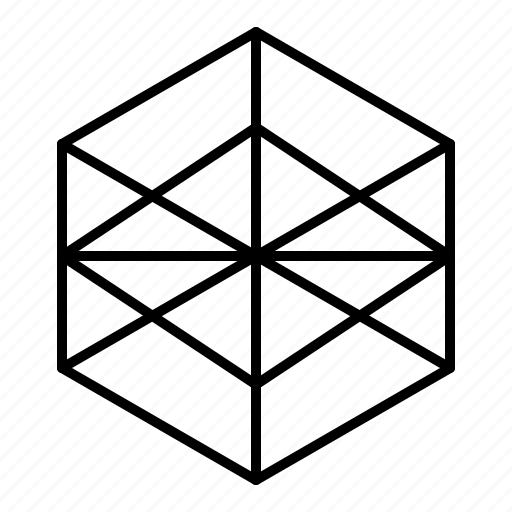 Geometrical, shape, nanogon, geometry, grid icon - Download on Iconfinder