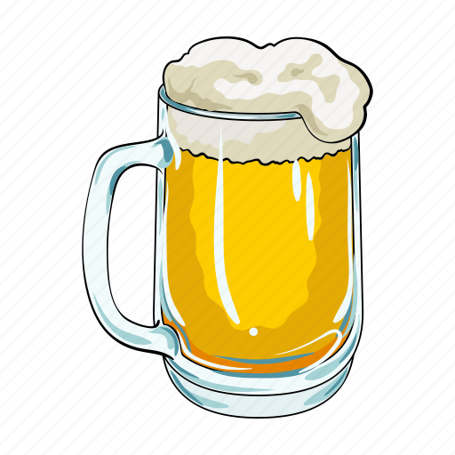 Alcohol, beer, drink, foam, glass, mug, tradition icon - Download on Iconfinder