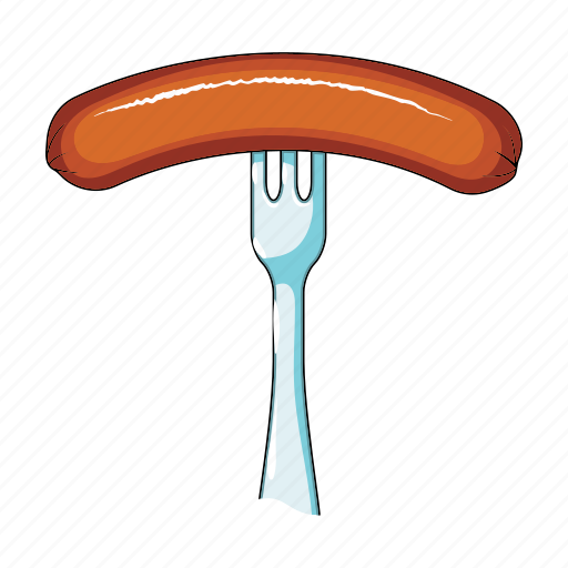 Bavarian, food, fork, pub, sausage, snack icon - Download on Iconfinder