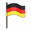flag, germany, state, symbol
