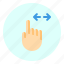 finger, gesture, horizontal, mobile, screen 