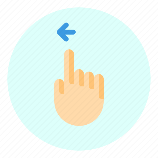 Finger, gesture, left, mobile, screen icon - Download on Iconfinder