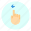 finger, gesture, left, mobile, screen 
