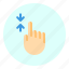 finger, gesture, mobile, screen, scroll 