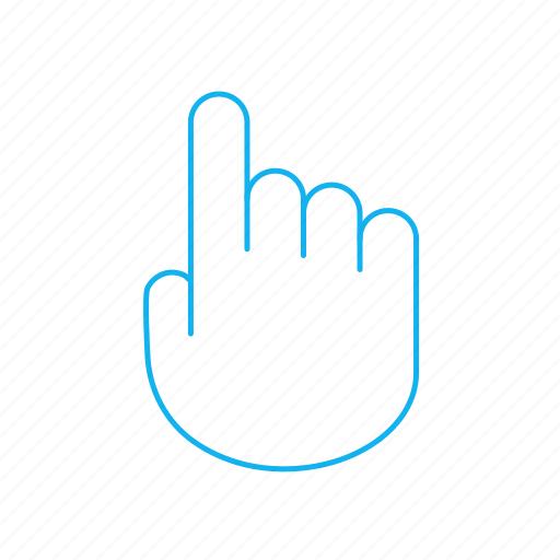 Finger, gestures, hand, right, up icon - Download on Iconfinder