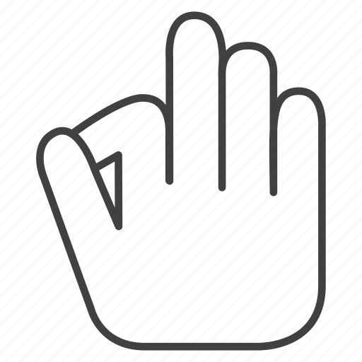 Gesture, hand, hand control, pinch icon - Download on Iconfinder
