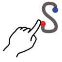 gestureworks, letter, s, stroke, uppercase 