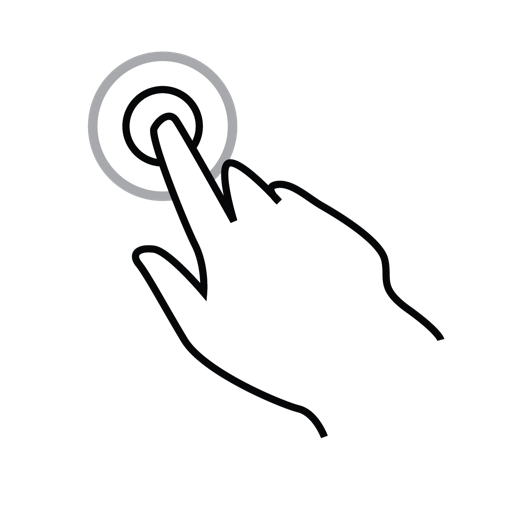 Double, finger, gestureworks, tap icon - Free download