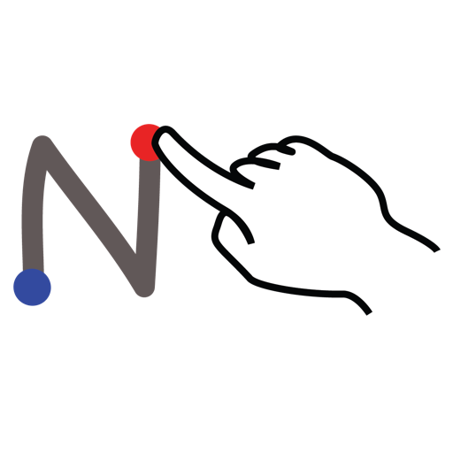 gestureworks, letter, n, stroke, uppercase 