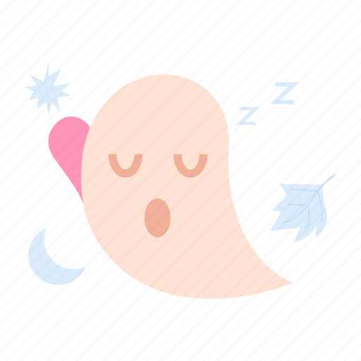 Sleepy, dead, ghost, character, emoji icon - Download on Iconfinder