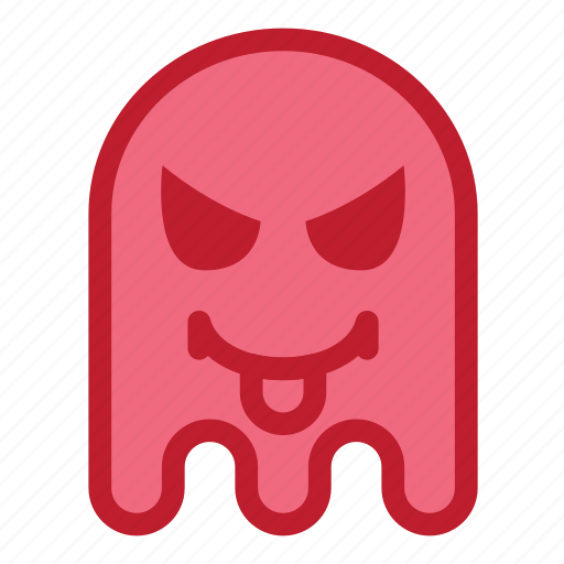 Devil, emoji, emoticon, ghost, tongue, halloween icon - Download on Iconfinder