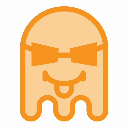 Emoji, emoticon, ghost, savage, thug, tongue, halloween icon - Download on Iconfinder