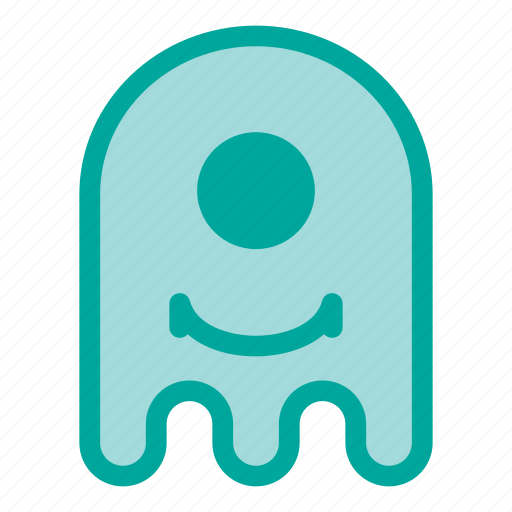 Emoji, emoticon, ghost, happy, smile, halloween icon - Download on Iconfinder