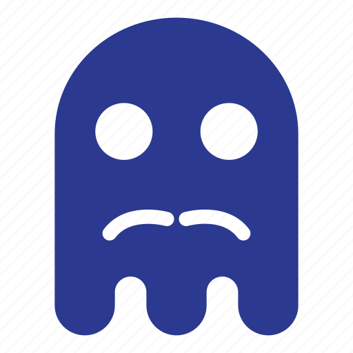 Color, emoji, emoticon, ghost, mustache icon - Download on Iconfinder
