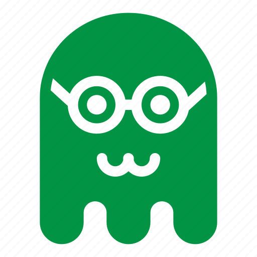 Cat mouth, color, emoji, emoticon, geek, ghost, glasses icon - Download on Iconfinder