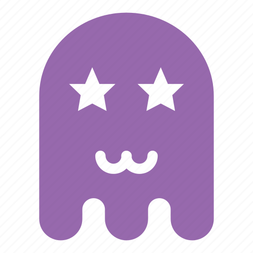 Color, emoji, emoticon, ghost, star icon - Download on Iconfinder