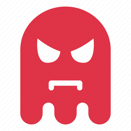 Angry, color, devil, emoji, emoticon, ghost icon - Download on Iconfinder