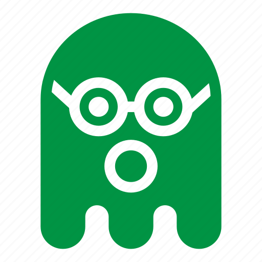 Color, emoji, emoticon, geek, ghost, glasses icon - Download on Iconfinder