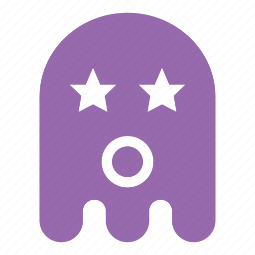 Color, emoji, emoticon, ghost, star, wow icon - Download on Iconfinder
