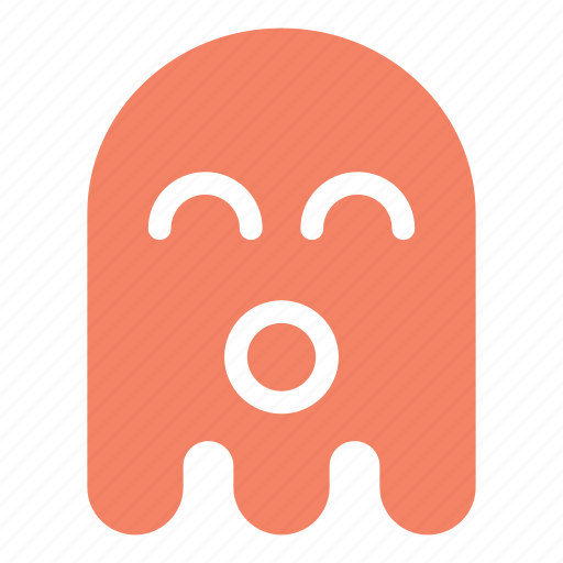 Color, emoji, emoticon, ghost, happy, wow icon - Download on Iconfinder