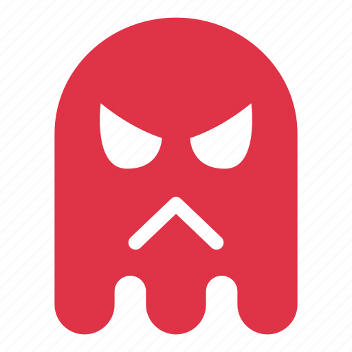 Angry, color, emoji, emoticon, ghost icon - Download on Iconfinder