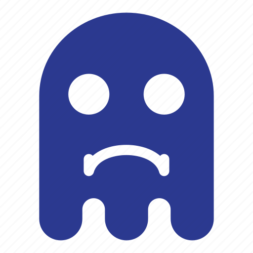 Colors, emoji, emoticon, ghost, sad icon - Download on Iconfinder